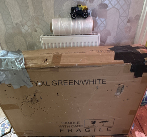 Eggshell green white 6ft - eggshell,