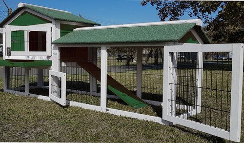 Green rabbit hutch - guinea, pig