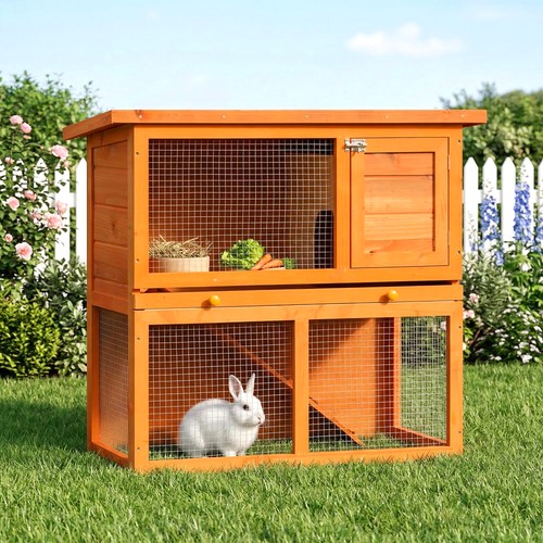 Pawhut 90cm tiers - 90cm, rabbit