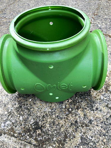 Omlet green plastic rabbit - omlet,