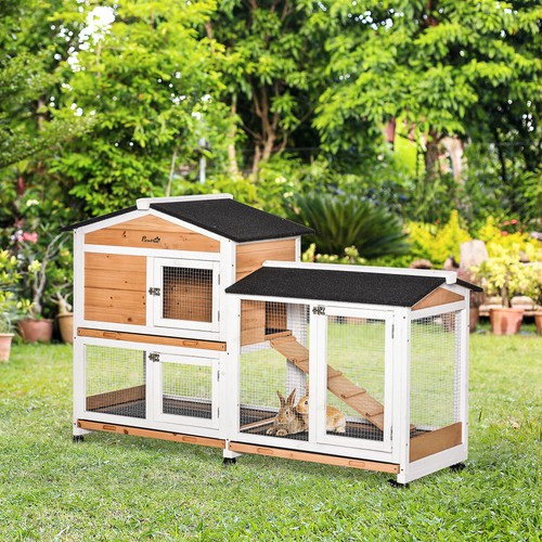 Rabbit hutch outdoor with run - rabbit,
