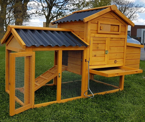 Chicken coop run - run, house