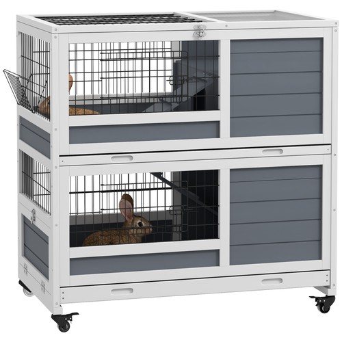 Pawhut double deckers guinea - deckers,